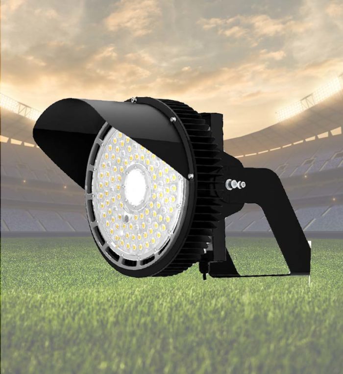 spot / sport light against gradated stadium